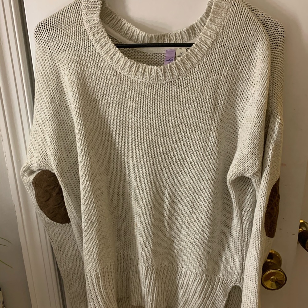 Cozy Sweater w/Elbow Pads